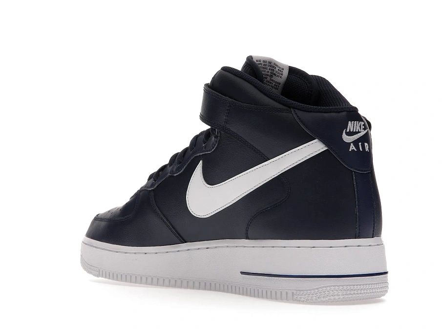 Фото № 6 с приближением к товару «‎Nike Air Force 1 Mid 07 Midnight Navy»