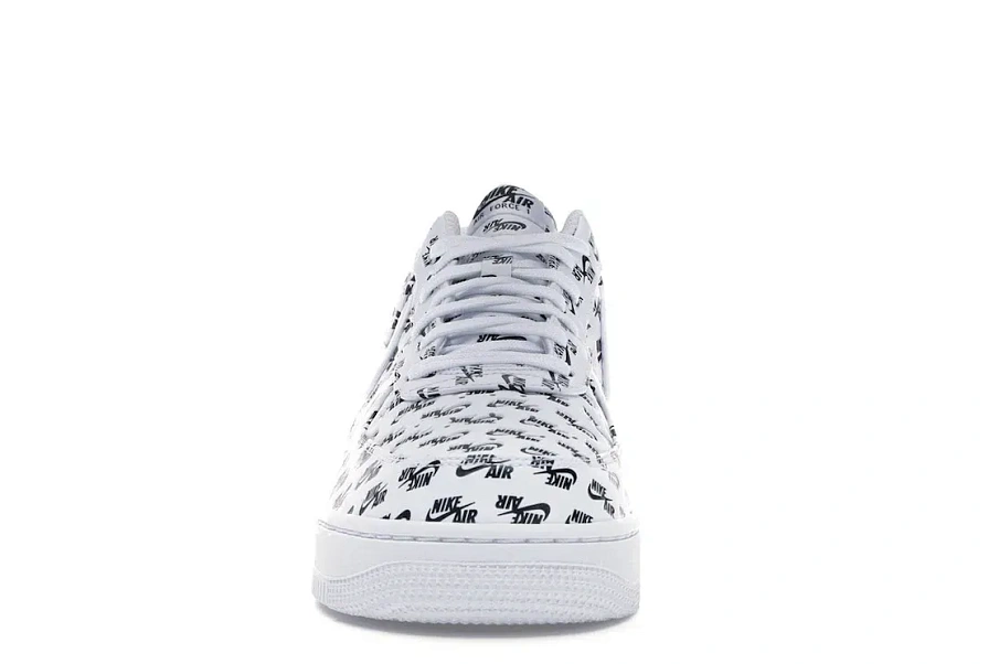 Фото № 2 с приближением к товару «‎Nike Air Force 1 Low All Over Logo White»