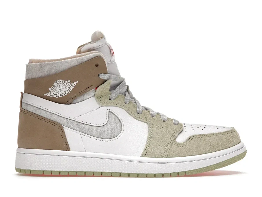 Фото № 1 с приближением к товару «‎Jordan 1 High Zoom Air CMFT Olive Aura »