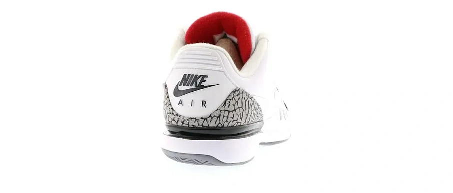 Фото № 4 с приближением к товару «‎Nike Zoom Vapor AJ3 White Cement»