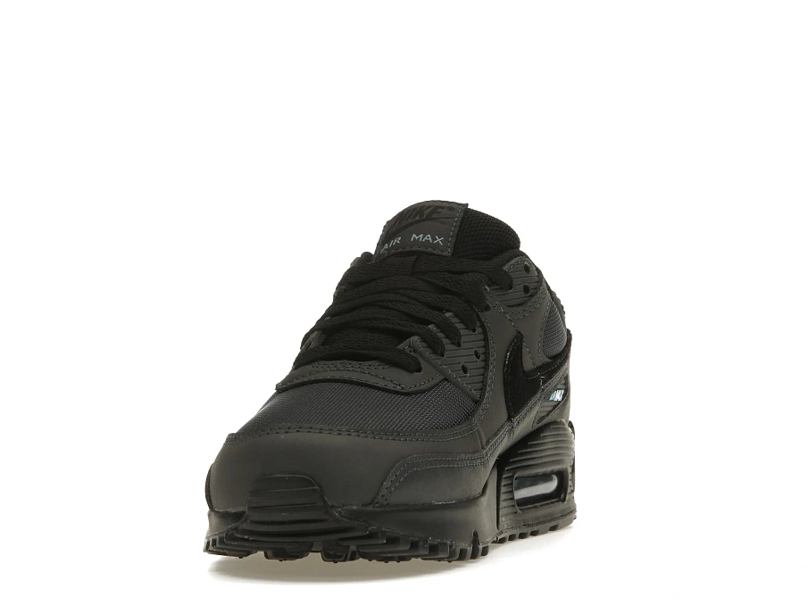 Фото № 3 с приближением к товару «‎Nike Air Max 90 Dark Smoke Grey Laser Blue»