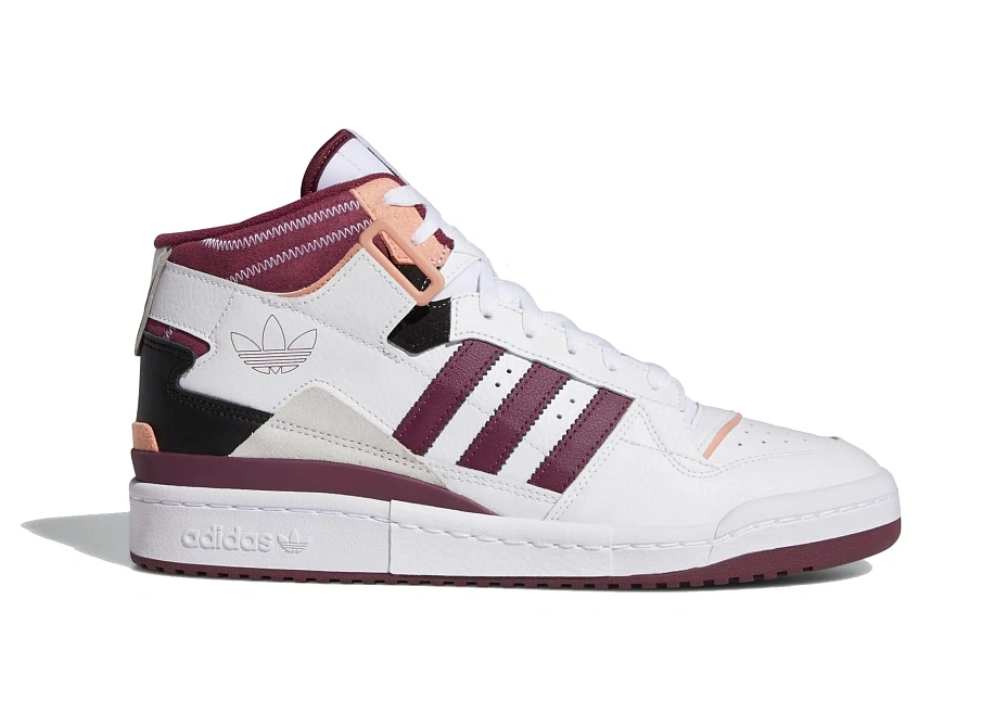 Фото № 1 с приближением к товару «‎adidas Forum Exhibit High White Crimson Blush»