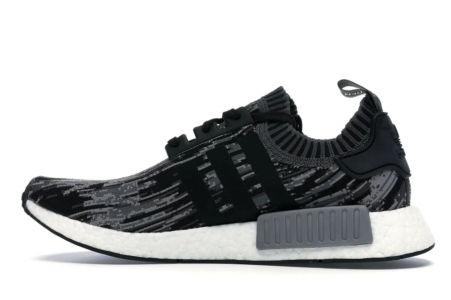 Фото № 5 с приближением к товару «‎adidas NMD R1 Core Black Grey Three»