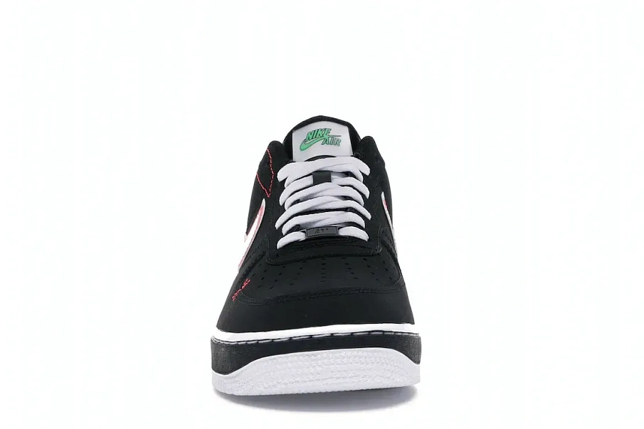 Фото № 2 с приближением к товару «‎Nike Air Force 1 Low Schematic Black White Bright Crimson»