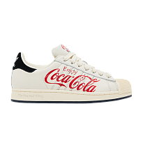 Фото № 1 с приближением к товару «‎adidas Superstar Coca-Cola White Cream (KH6892)»