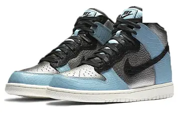 Nike Wmns Dunk Hi Lx Blue (881233-002) - 4