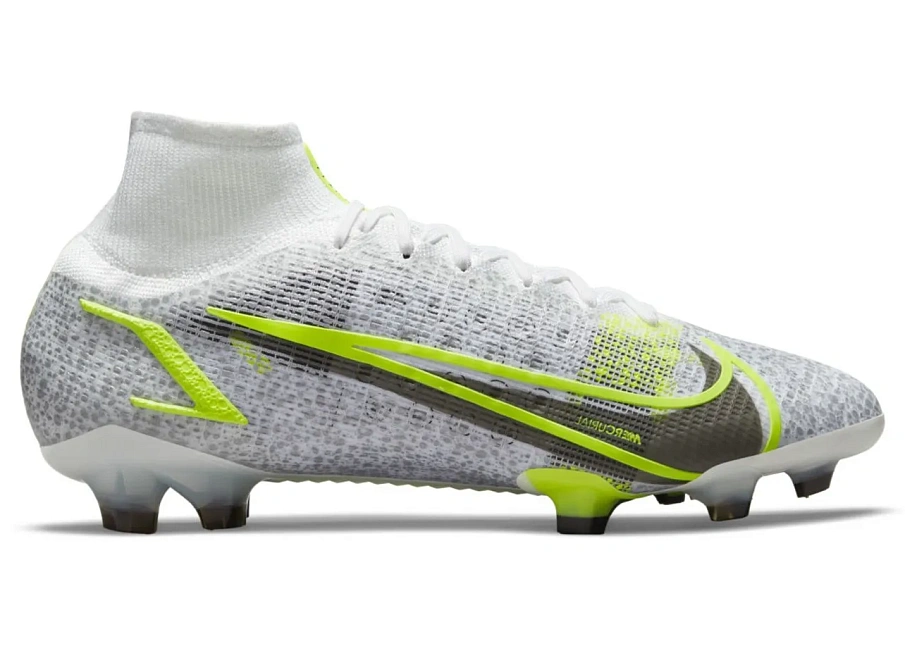 Фото № 1 с приближением к товару «‎Nike Mercurial Superfly 8 Elite FG White Volt»