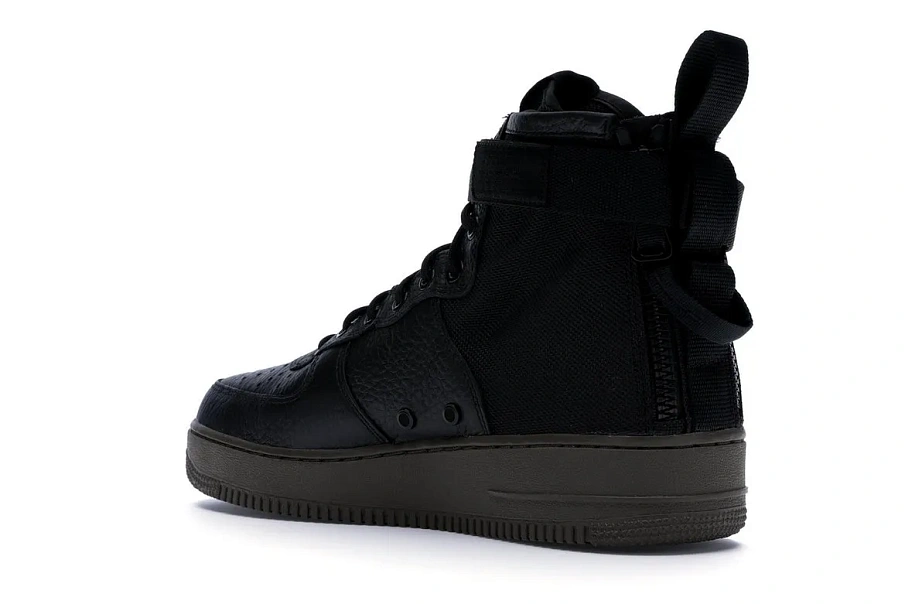 Фото № 6 с приближением к товару «‎Nike SF Air Force 1 Mid Black Dark Hazel»