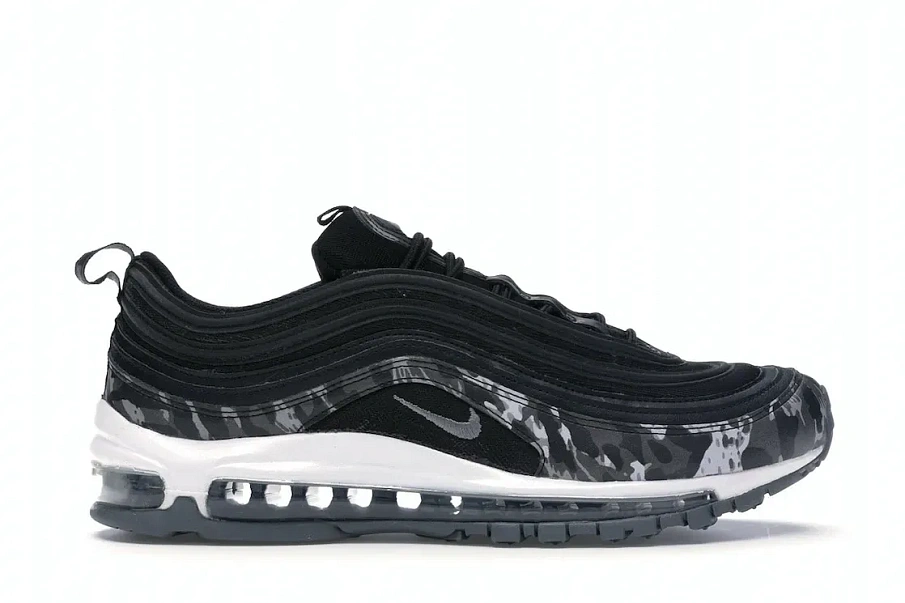 Фото № 1 с приближением к товару «‎Nike Air Max 97 Camo Black Cool Grey »
