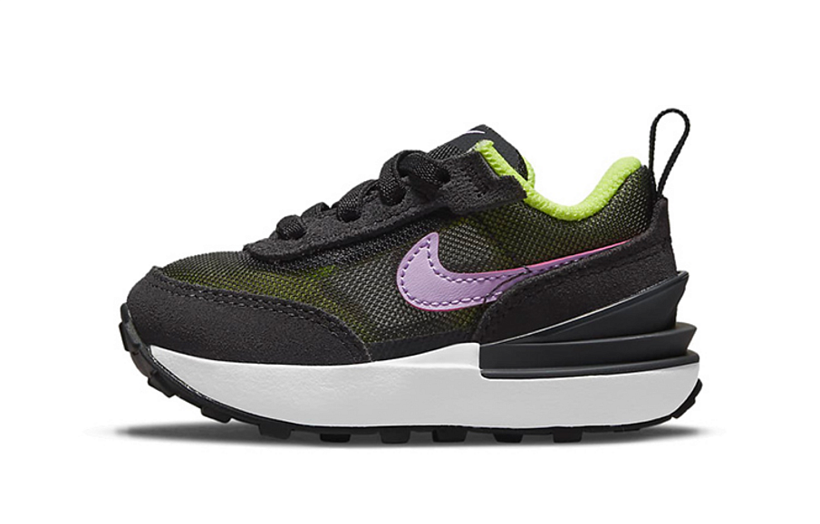 Фото № 1 с приближением к товару «‎(TD) Nike Waffle One Running Shoes BlackGreenPurple»