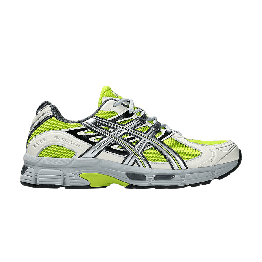 Фото № 1 с приближением к товару «‎ASICS Gel Stratus MC Lime Zest Pure Silver»