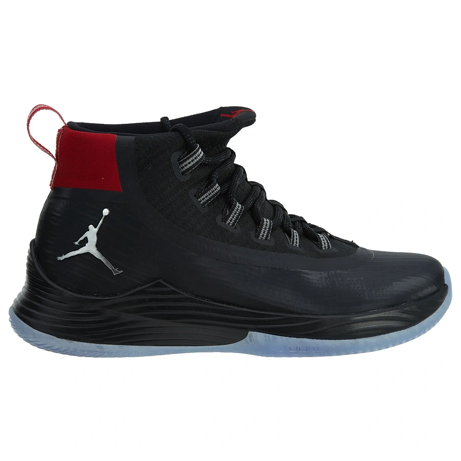 Фото № 1 с приближением к товару «‎Jordan Ultra Fly 2 Black/Metallic Silver-Gym Red»