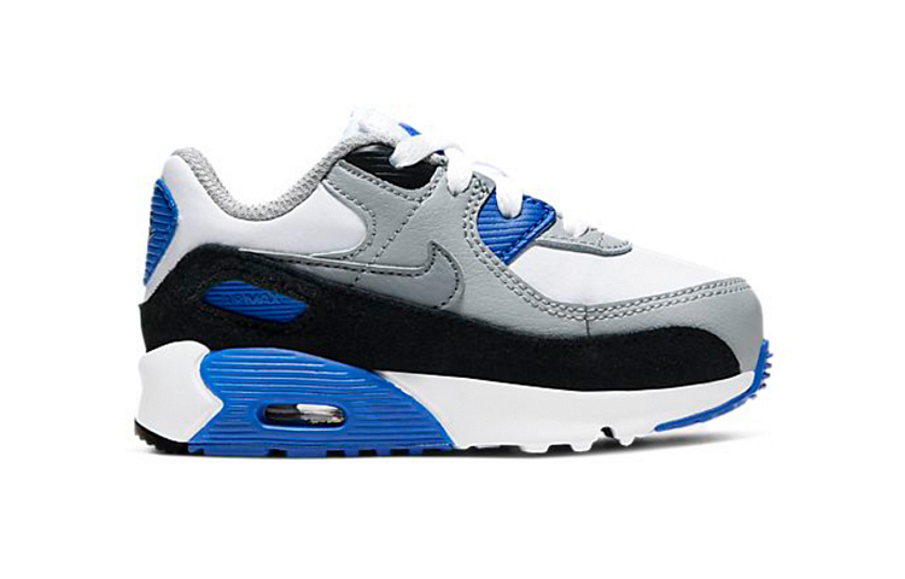 Фото № 2 с приближением к товару «‎Nike Air Max 90 LTR (TD) BlackWhiteBlue»