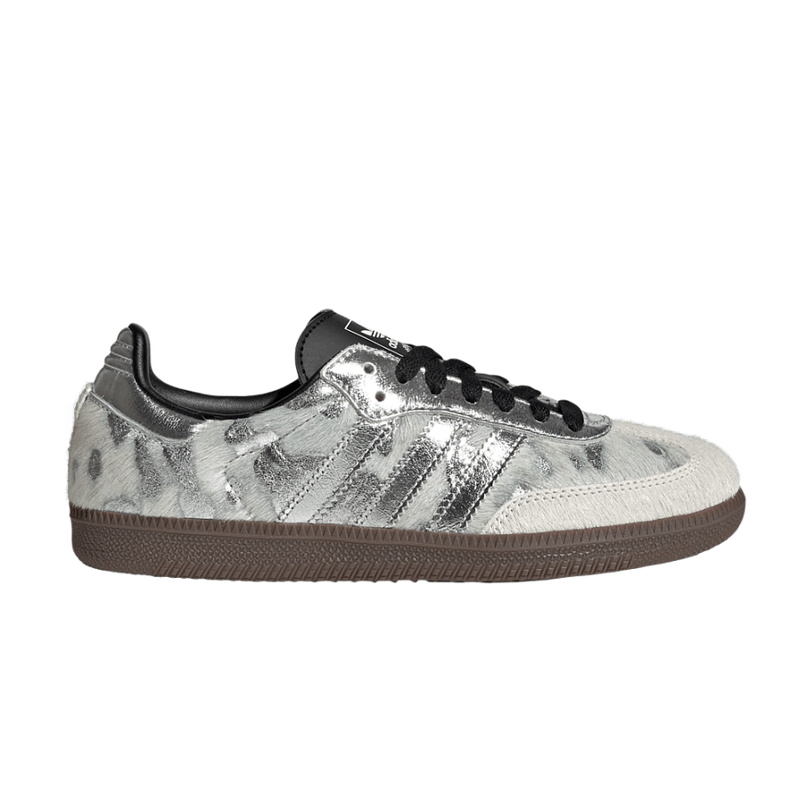 Фото № 1 с приближением к товару «‎adidas Women's Samba OG Cream White Silver Metallic Black»