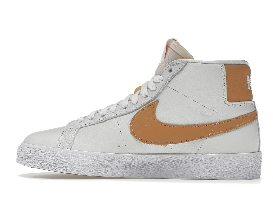 Фото № 6 с приближением к товару «‎Nike SB Zoom Blazer Mid ISO White Light Cognac»