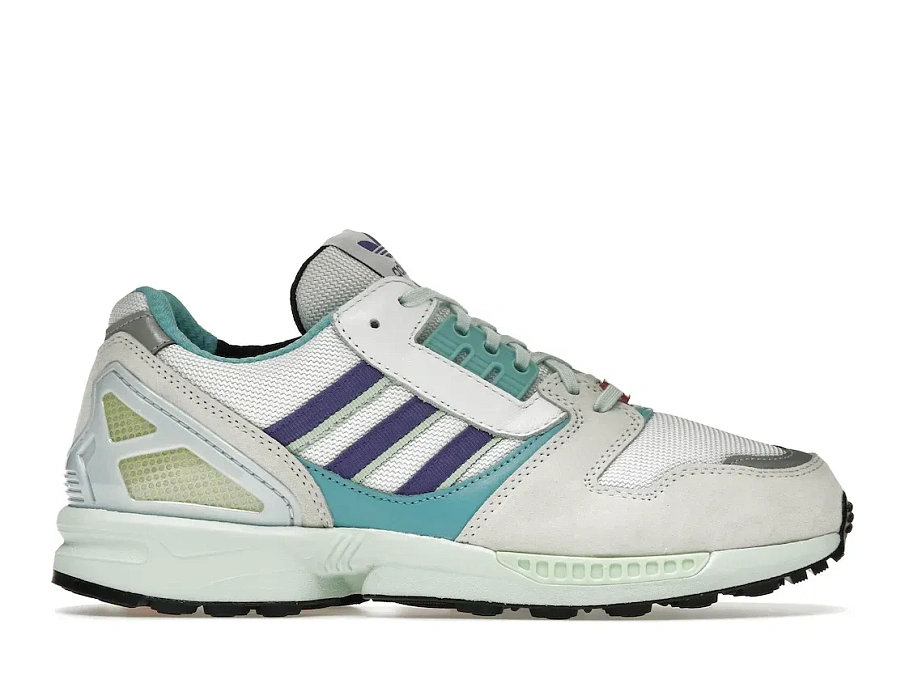 Фото № 1 с приближением к товару «‎adidas ZX 8000 White Purple Aqua»