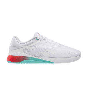 Reebok Women's Nano X5 White Aqua Energy Red (100238428)