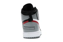 Фото № 4 с приближением к товару «‎Jordan 1 High FlyEase Black Particle Grey Gym Red»