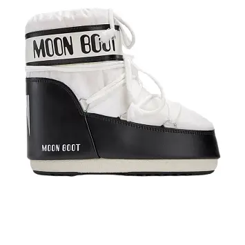 Moon Boot Icon Nylon Low Boot White Black - 1