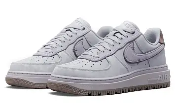 Nike Air Force 1 Luxe "Dyed" Low-Top Casual Sneakers GreyPurple (DD9605-500) - 3