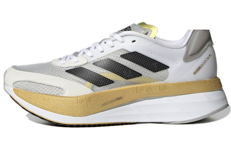 Фото № 1 с приближением к товару «‎adidas Wmns Adizero Boston 10 TME 'White Gold Metallic'»