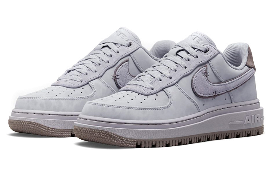 Фото № 3 с приближением к товару «‎Nike Air Force 1 Luxe "Dyed" Low-Top Casual Sneakers GreyPurple»