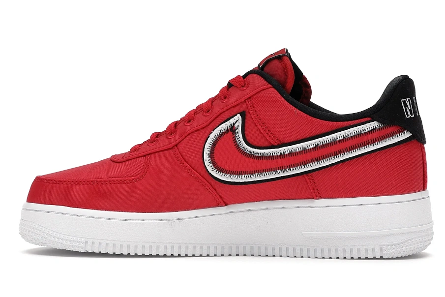 Фото № 5 с приближением к товару «‎Nike Air Force 1 Low Reverse Stitch University Red»