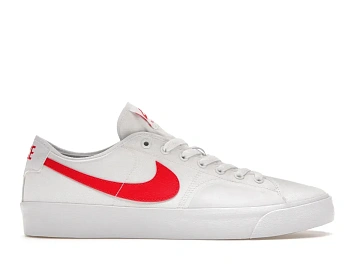 Nike SB Blazer Court White University Red - 1