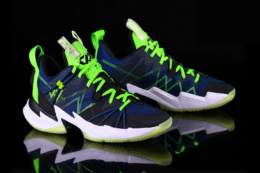 Фото № 2 с приближением к товару «‎Nike Air Jordan Why Not Zer0.3 Se Navy Volt R. Westbrook»
