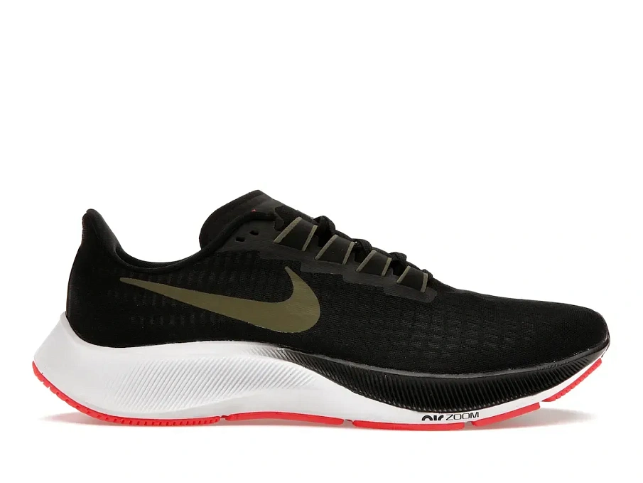 Фото № 1 с приближением к товару «‎Nike Air Zoom Pegasus 37 Black Olive Aura»