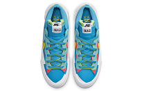 Фото № 4 с приближением к товару «‎Kaws X Sacai X Nike Blazer Low Skate Shoes Neptune Blue»