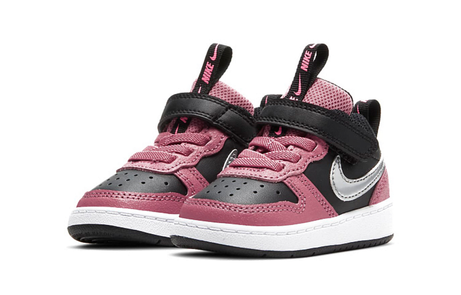 Фото № 3 с приближением к товару «‎(TD) Nike Court Borough Low 2 SE PinkBlackSilver»
