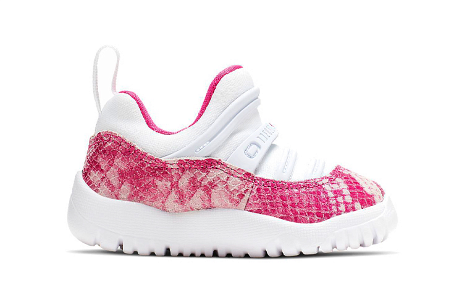 Фото № 2 с приближением к товару «‎Jordan Air Jordan 11 Retro Little Flex TD 'Pink Snakeskin'»