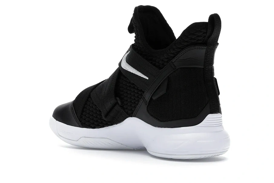Фото № 6 с приближением к товару «‎Nike LeBron Soldier 12 TB Black White Silver»