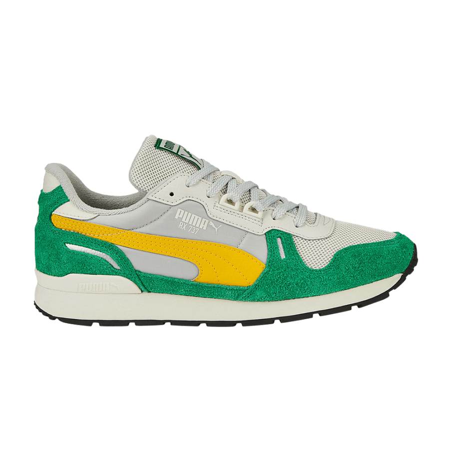 Фото № 1 с приближением к товару «‎Puma RX 737 New Vintage Nimbus Cloud Amazon Green»
