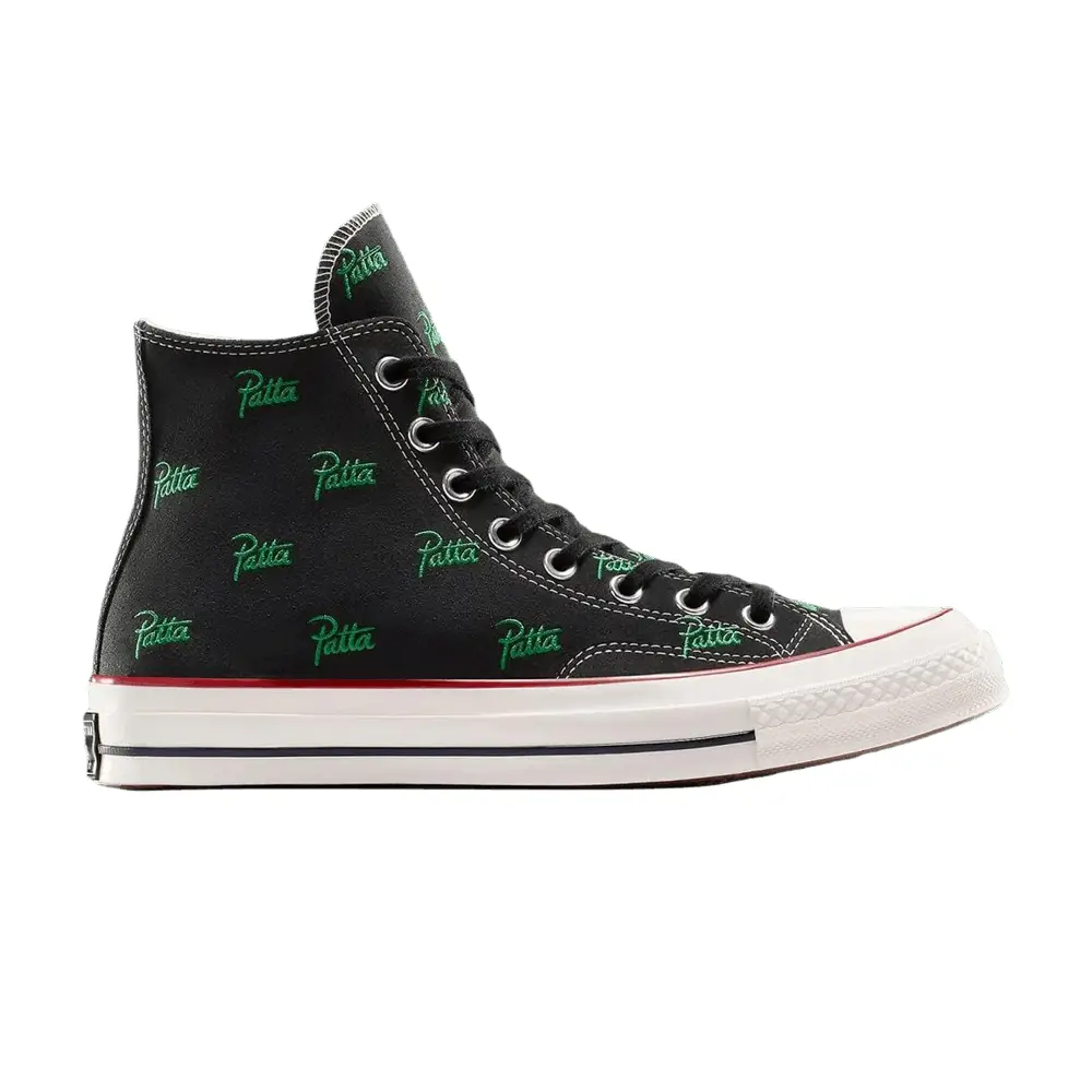 Patta x Converse Chuck 70 High Mini Logo Pack - Black - 1