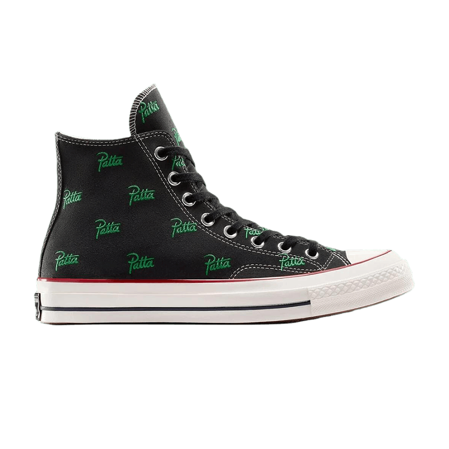 Фото № 1 с приближением к товару «‎Patta x Converse Chuck 70 High Mini Logo Pack - Black»
