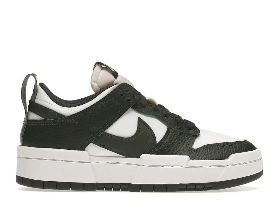Фото № 1 с приближением к товару «‎Nike Dunk Low Disrupt Dark Green White »
