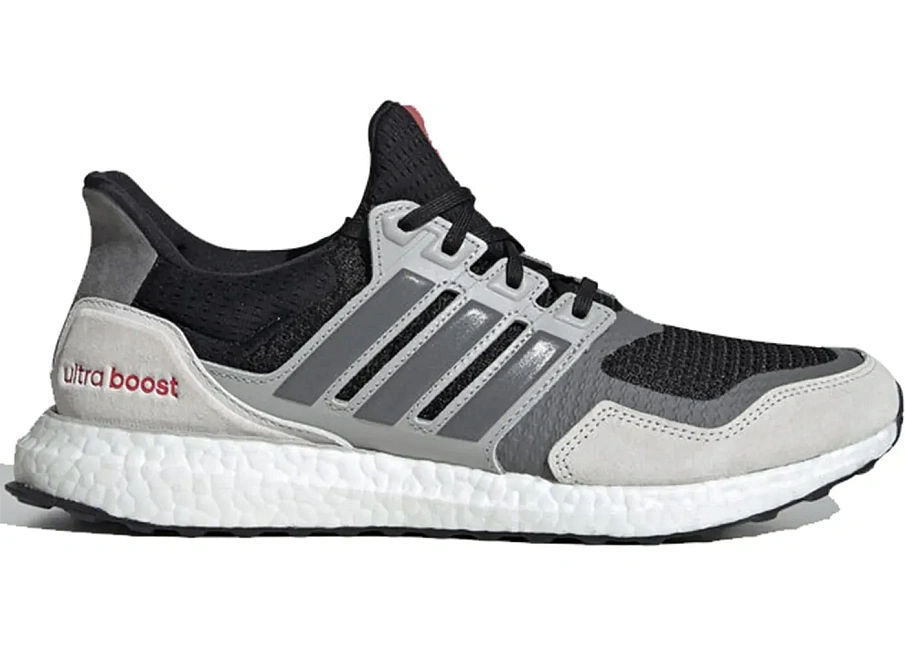 Фото № 1 с приближением к товару «‎adidas Ultra Boost S&L Black Grey Four Red»