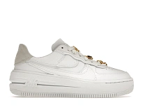 Фото № 1 с приближением к товару «‎Nike Air Force 1 Low PLT.AF.ORM Bling White Metallic Gold »