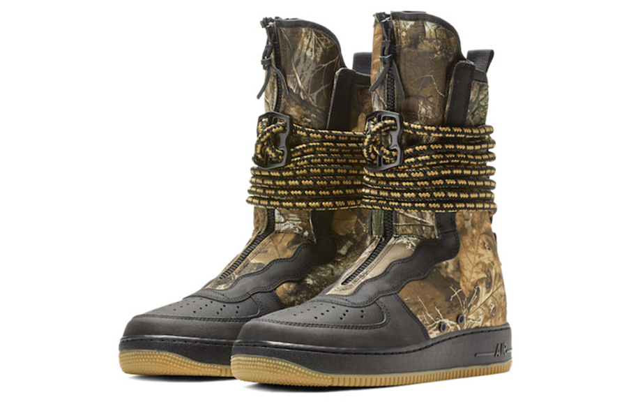 Фото № 3 с приближением к товару «‎Nike Realtree x Nike SF Air Force 1 Hi "Black Camo»