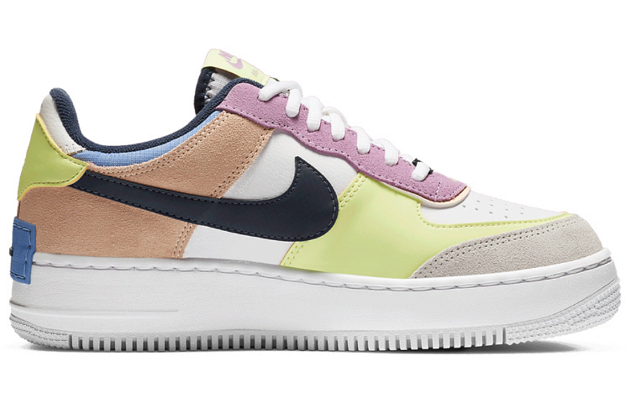 Фото № 2 с приближением к товару «‎Nike Air Force 1 Shadow Wmns BlackYellowPink»