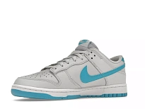 Фото № 4 с приближением к товару «‎Nike Dunk Low Retro Pure Platinum Blue Lightning»