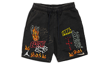Фото № 1 с приближением к товару «‎Air Jordan X Travis Scott Srt Fleece Short Black»