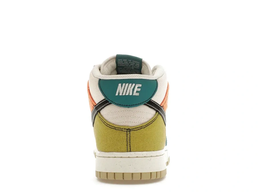 Фото № 4 с приближением к товару «‎Nike Dunk Mid Pale Ivory Multi»
