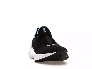 Nike React Phantom Run Flyknit 2 Black Barely Grape University Blue  - 2