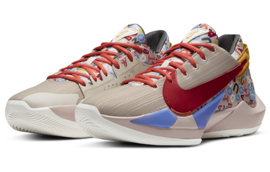 Фото № 3 с приближением к товару «‎Nike Zoom Freak 2 basketball shoes Letter Bro»