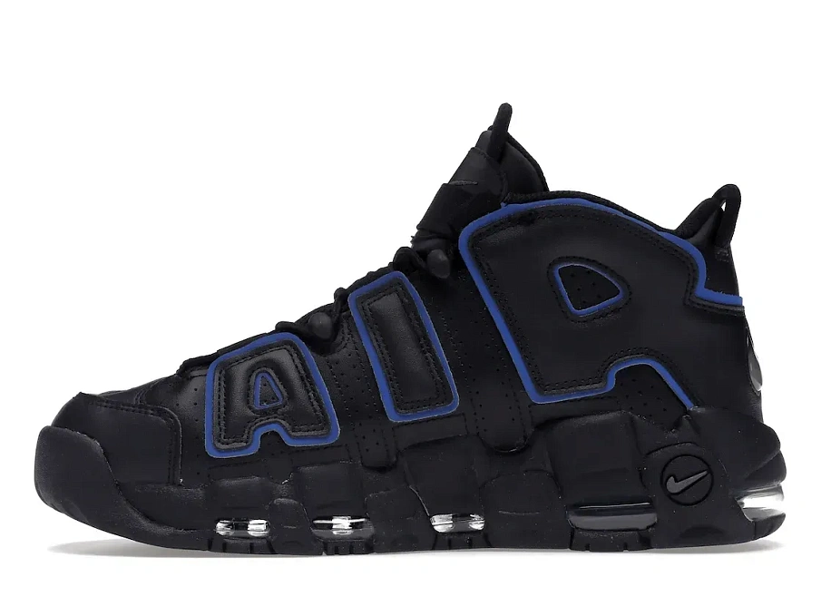 Фото № 3 с приближением к товару «‎Nike Air More Uptempo 96 Black Game Royal Iron Grey»