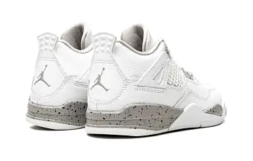 (BP) Air Jordan 4 Retro Sneakers White - 4