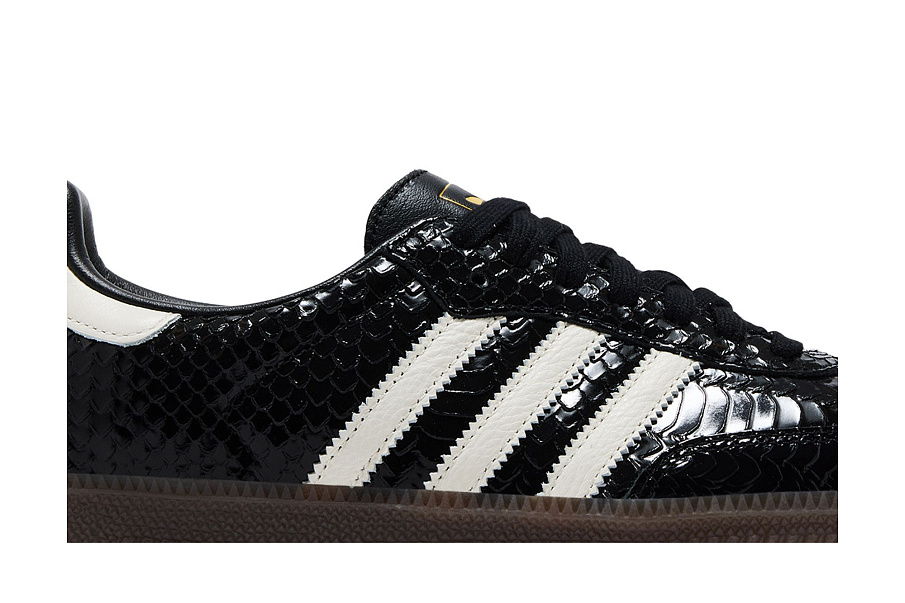Фото № 2 с приближением к товару «‎adidas Women's Samba OG Core Black Off White Gum»
